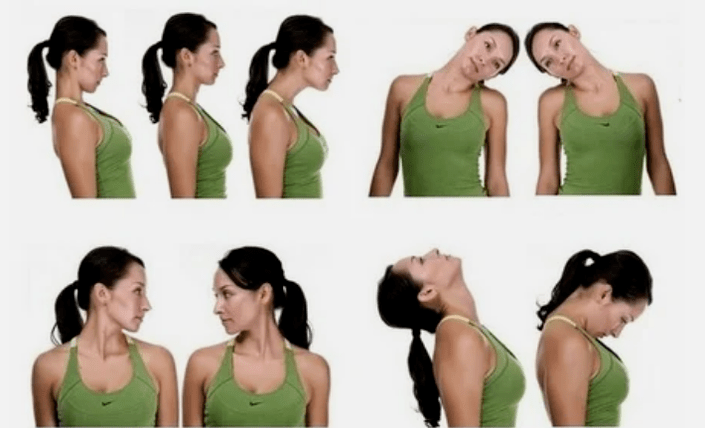 Osteochondrosis neck training