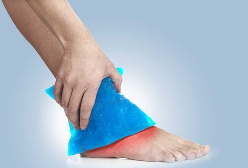 Cold soak for ankle arthrosis